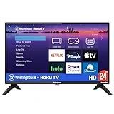 Westinghouse Roku TV - 24 Inch Smart TV, 720P LED HD TV with Wi-Fi Connectivity and Mobile App, Flat Screen TV Compatible with Apple Home Kit, Alexa and Google Assistant