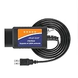 CTobd Elm327 USB Compatible with Forscan Software Obd2 Adapter for Ford F150 F250 Lincoln Mazda Mercury Code Reader Vehicle Scanner Diagnostic Programmer Tool MS HS CAN Switch