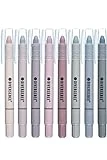 DIVERSEBEE Bible Highlighters and Pens No Bleed, 8 Pack Assorted Colors Gel Highlighters Set, Cute Bible Markers, Bible Study Journaling School Supplies, Bible Accessories (Dusty)