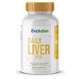 iEvolution - Daily Liver Plus Liver | Liver Cleanse Detox Herbal Liver Support Supplement with Milk Thistle Dandelion Root Turmeric and Artichoke Extract for Liver Health Repair Formula