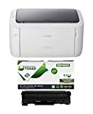 RT ImageCLASS LBP6030W MICR Check Printer Bundle with 1 Compatible 125 3484B001AA MICR Toner Cartridge for Printing Business and Personal Checks