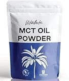 Vitalute Pure MCT Oil Powder | Boosts Ketones | Highest 99%+ Purity | 100% Coconut Sourced | Supports Keto & Fasting | Vegan Safe & Gluten Free | Premium Lab Tested Purity | 500g
