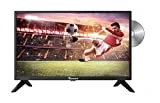 Norcent 24 Inch 720P LED HD Backlight Flat DVD Combo TV, VGA USB HDMI Digital TV Tuner Cable, Build-in DVD Player Dual Channel 3W Speakers Monitor Television (24 inch)