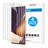 [4 pack] OMOTON Screen Protector Compatible with Samsung Galaxy Note 20 Ultra - TPU Film Screen Protector for Galaxy Note 20 Ultra 6.9 Inch, 2020 [High Definition] [Bubble Free] [Anti-scratch] [Anti-Fingerprint]