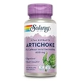 SOLARAY Artichoke Leaf Extract 600mg | Guaranteed Potency | Healthy Liver, Gall Bladder & Digestive Function Support | Lab Verified | 60 VegCaps