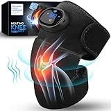 KILINO Heating Knee Massager, Knee Shoulder Elbow 3-in-1 Heating Vibration Massager, with Heat for Swelling Stiff Joints, Stretched Ligament, Infrared Heat and Knee Pain