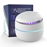 Voraiya®Retainer Cleaner, Ultrasonic Cleaner for Dentures, Aligner, Whitening Trays, Night Dental Mouth Guard,Ultrasonic Jewelry Cleaner Machine,5 minutes/10 Minutes Automatic Timed Shutdown (White-1)