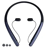LG Tone Flex Wireless Bluetooth Stereo Neckband Earbuds HBS-XL7-32-Bit Hi-Fi DAC, Meridian Audio,Google Assistant (Navy Blue)