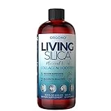 Living Silica Collagen Booster Liquid | Vegan Collagen Boosting Drink | Supports Healthy Collagen and Elastin Production for Joint & Bone Support, Glowing Skin, Strong Hair & Nails. 16.9 oz