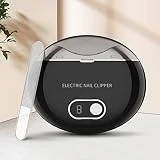 Yibosoar Electric Automatic Nail Clipper with Nail File & 3 Speeds, LCD Digital Display,Fingernail Cutter and Nail Scraps Storage Rechargeable Safety Fingernail Trimmer for Baby Seniors and Adult