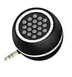 Mini Portable Speaker, 3W Mobile Phone Speaker Line-in Speaker with Clear Bass 3.5mm AUX Audio Interface, Plug and Play for iPhone, iPad, iPod, Tablet, Smartphone