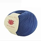 YARN AVE Cotton and Cashmere Blend Knitting Crochet Yarn Soft Touch Comfortable Baby Yarn for Vest Hat Sweater and Little Doll 3 Balls 32