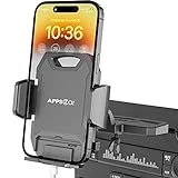 APPS2Car Sturdy CD Slot Phone Mount with One Hand Operation Design, Hands-Free Car Phone Holder Universally Compatible with All iPhone & Android Cell Phones, for Smartphone Mobile