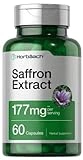 Saffron Extract Capsules | 177 mg 60 Count | Non-GMO, Gluten Free Supplement | by Horbaach