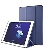 DTTO for iPad Air 1st Edition Case, (NOT for iPad Air 2 and Air 3) Ultra Slim Lightweight Smart Trifold Stand with Flexible Soft TPU Back Cover [Auto Sleep/Wake], Navy Blue