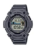 Casio Tide Graph Moon Phase Men's Sports Watch w/Illuminator (Model WS-1300H-8AV Gray)