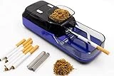 YKLL II Cigarette Rolling Machine ,Electric Automatic Injector, Tobacco Roller Maker, Household Machines (Blue and Black)