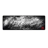 Redragon P018 Gaming Mouse Pad Large Extended Thick Version Stitched Edges Waterproof Pixel-Perfect Accuracy Optimized for All Computer Mouse Sensitivity MMO and Sensors Fits Both Mouse & Keyboard