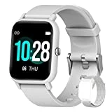 Blackview Smart Watch for Android Phones and iOS Phones, All-Day Activity Tracker with Heart Rate Sleep Monitor, 1.3' Full Touch Screen, 5ATM Waterproof Pedometer, Smartwatch for Men Women