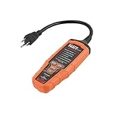 Klein Tools RT310 Outlet Tester, AFCI and GFCI Receptacle Tester for North American AC Electrical Outlets