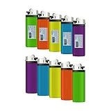 Scinex Classic Disposable Lighters, Multi Purpose and Lightweight, Candle Lighters, Cigerette Lighter, for BBQ and Outdoors, 10 Pack