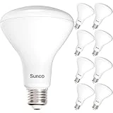 Sunco 8 Pack BR30 LED Bulbs, Indoor Flood Lights 11W Equivalent 65W, 3000K Warm White, 850 Lumens, E26 Base, 25,000 Lifetime Hours, Interior Dimmable Recessed Can Light Bulbs - UL & Energy Star