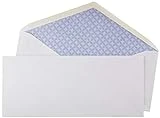 Amazon Basics #10 Security Tinted Business Envelopes, Moisture Sealed, 4-1/8 x 9-1/2 Inch, Pack of 500, One Size, White