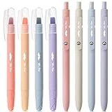 Mr. Pen- Bible Highlighters and Pens No Bleed, 8 Pack, Pastel, Gel Highlighters, Bible Pens No Bleed Through, Bible Highlighters No Bleed, Bible Journaling Kit, Bible Pens and Highlighters No Bleed