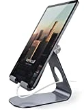 Lamicall Tablet Stand Adjustable, Tablet Stand : Desktop Stand Holder Dock Suitable to New iPad 2017 Pro 9.7, 10.5, Air Mini 2 3 4, Kindle, Nexus, Accessories, Tab, E-Reader, (4-13 inch) - Gray
