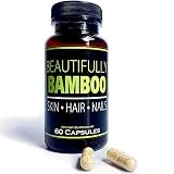 Beautifully Bamboo Ultra Vitamin for Skin, Hair, and Nail Growth. Enriched with Biotin, Bamboo Silica, Amino Acids and more (60 capsules)