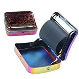 Rolling Machine Colorful Metal Automatic Cigarette Tobacco Roller Box & Storage Box 70mm