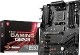 MSI B550 Gaming GEN3 Gaming Motherboard (AMD AM4, DDR4, PCIe 3.0, SATA 6Gb/s, M.2, USB 3.2 Gen 1, HDMI, ATX, AMD Ryzen 5000/4000 Series Processors)