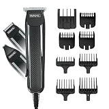 Wahl PowerPro Corded Detailer Trimmer Kit for Mens Grooming – for Beard, Mustache, Stubble, Ear, Nose, & Body Grooming – Model 9686