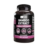 Pure Original Ingredients Bamboo Extract (365 Capsules) No Magnesium Or Rice Fillers, Always Pure, Lab Verified