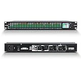 FULODE FX-888 Dual channel synchronized control 31-Band Digital equalizer Stereo Graphic EQ Noise Reduction Each segment with LED Spectrum Display Operation Content display large screen