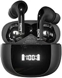 CALCINI True Wireless Earbuds Bluetooth 5.3 with Microphone, TWS Earbuds in-Ear Headphones with Charging Case,Waterproof Bluetooth Earphones for Samsung,Android,Phone,Run,Sport and Workout Cordless