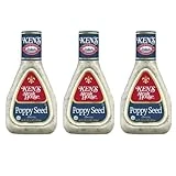 Ken's Steak House Poppy Seed Dressing, 16 Fl Oz (Pack of 3)