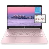 HP 14' Ultra-Light Laptop for Students and Business - Intel Quad-Core Processor, 16GB RAM, 320GB Storage(64GB eMMC+256GB Card), 1-Year Office 365, Wi-Fi, 11H Long Battery life, Webcam, Win11 Home in S