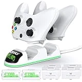 Controller Charger Compatible with Xbox Series X|S/Xbox One, Controller Charging Station with 2 x 3360mWh Rechargeable Battery Kit, OIVO Dual Charging Dock for Xbox One/One Elite/Series X|S (1400 mAh)