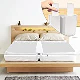 flybold Bed Bridge Twin to King Bed Converter Kit - Bed Gap Filler for Adjustable Bed 9' - Wide Mattress Wedge Connector with Two End Loops and Storage Bag for Travel Kids - Family Guests Stayovers