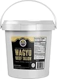 Cornhusker Kitchen | Premium Rendered Wagyu Beef Tallow Tub | Paleo and Keto Friendly | Made in USA | Cows Are Corn Fed | 1.5 lb Tub