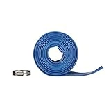 Blue Devil 25-Foot Vinyl Backwash Hose for Pool with Hose Clamp, 1-1/2' W x 25' L