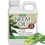 HARRIS Neem Oil Cold Pressed Water Soluble Concentrate, Makes 12 Gallons, 8oz NEEM-8C
