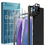 TOCOL 4 Pack fit for Samsung Galaxy Note 20 5G (Not for Ultra)- 2 Pack Tempered Glass Screen Protector and 2 Pack Tempered Glass Camera Lens Protector Bubble Free Case Friendly 9H Hardness