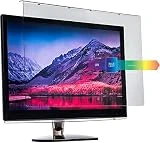 VizoBlueStop 27-28 inch Anti-Blue Light Filter for Computer Monitor. Blue Light Monitor Screen Protector Panel (24.8 x 14.6 inch). Blocks Blue Light 380 to 495 nm. Fits LCD, TV and PC, Mac Monitors
