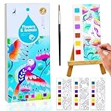 YXOTJHS Water Color Paint Sets for Kids, Pocket Watercolor Painting Book, Coloring Books for Kids Ages 4-8, Mess Free Coloring for Toddlers, Arts and Crafts for Girls Boys