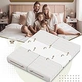[Bed Bridge Twin to King] Split King Gap Filler for Adjustable Bed - Mattress Connector Replaces a Bed Gap Filler, a Mattress Gap Filler and Better Bedder Band. Twin to King Bed Converter Kit
