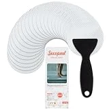 Secopad 36PCS Non-Slip Bathtub Stickers, Safety Bathroom Tubs Showers Treads Adhesive Decals Scraper