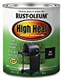 Rust-Oleum 7778502 High Brush On Paint Heat Protective Enamel, 32 Fl Oz (Pack of 1), Bar-B-Que Black
