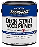 Rust-Oleum 312283 Deck Start Wood Primer, 1 Gallon, Clear, 128 Fl Oz (Pack of 1)